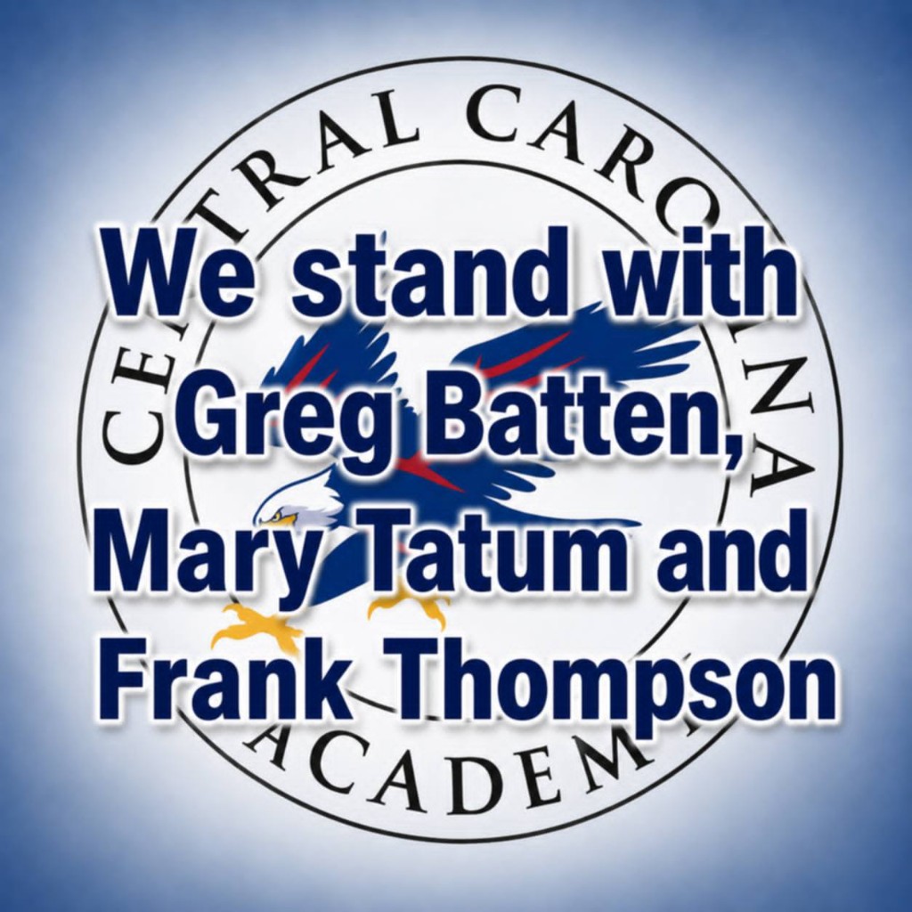 We stand with Greg Batten, Mary Tatum, and Frank Thompson
